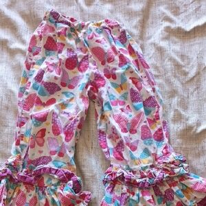 Jelly The Pug Multicolor Kids Pajama Bottoms